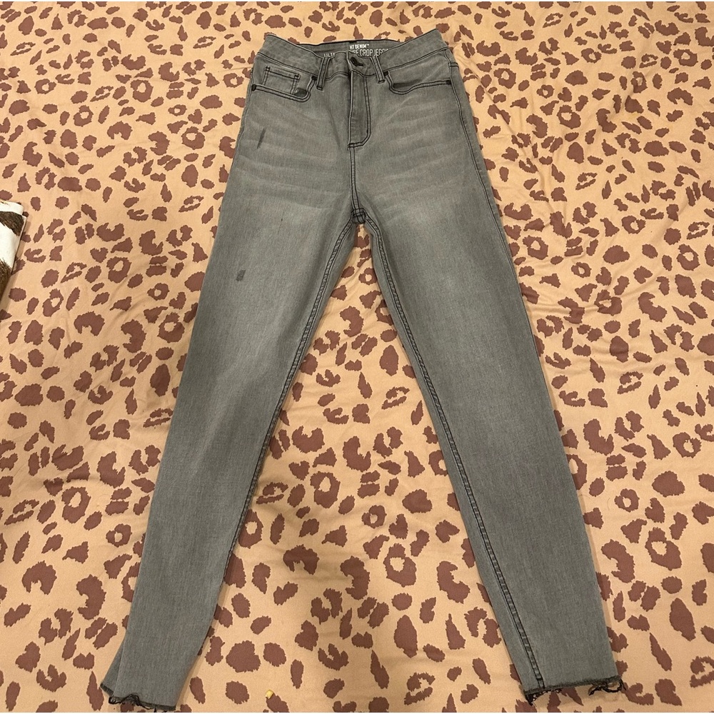 Hot topic denim ultra hi rise cropped jeggings